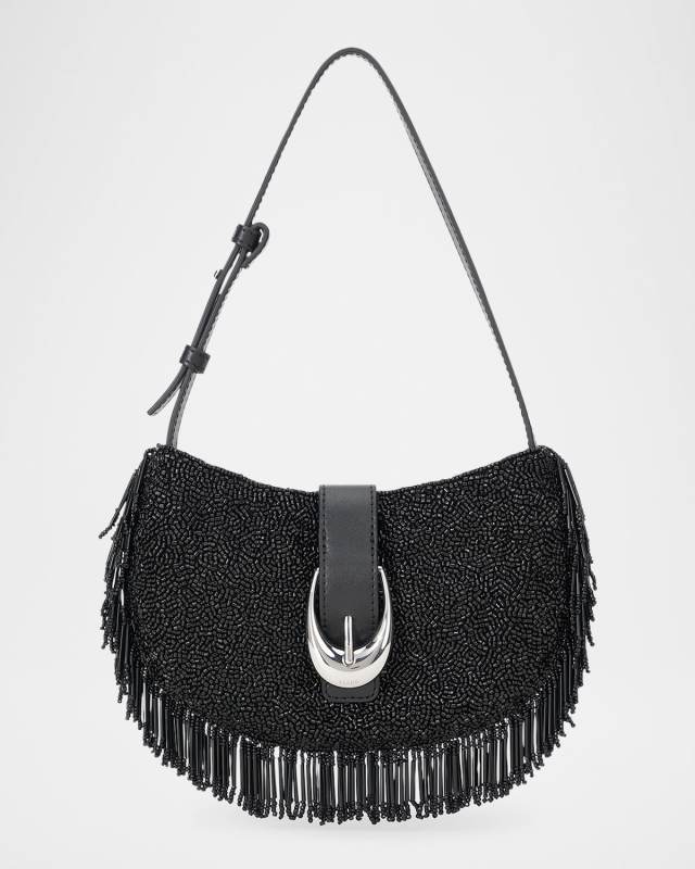 Alana Fringe Beaded Shoulder Bag